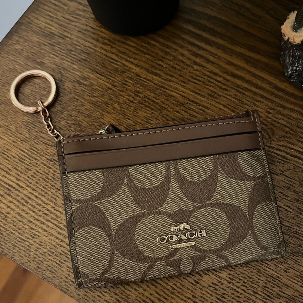 Coach keychain wallet